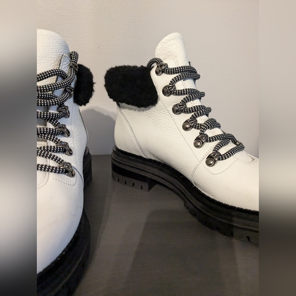 M. Gemi The Alpi White Combat Boot - Picture 3 of 8